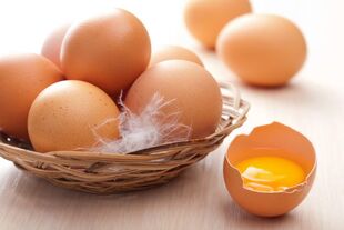 Durch die Verwendung von Eiern erzielen Sie eine hohe kosmetische und ästhetische Wirkung